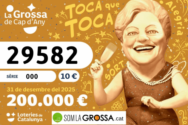 PACK 35 BITLLETS DE LA GROSSA DE CAP D'ANY 2025 - 29582
