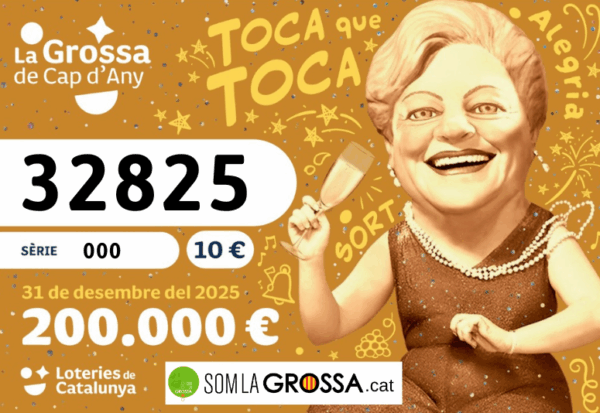 PACK 35 BITLLETS DE LA GROSSA DE CAP D'ANY 2025 - 32825