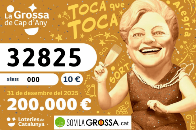 PACK 35 BITLLETS DE LA GROSSA DE CAP D'ANY 2025 - 32825