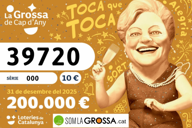 PACK 35 BITLLETS DE LA GROSSA DE CAP D'ANY 2025 - 39720