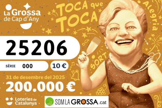 PACK 35 BITLLETS DE LA GROSSA DE CAP D'ANY 2025 - 25206