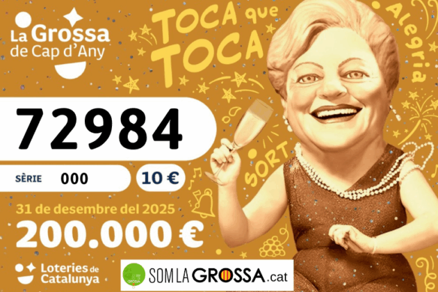 PACK 35 BITLLETS DE LA GROSSA DE CAP D'ANY 2025 - 72984