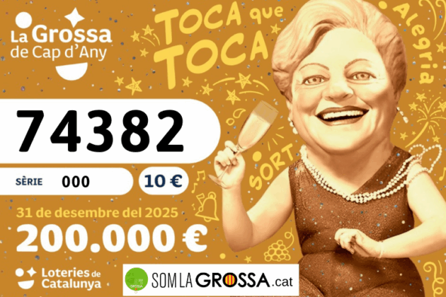 PACK 35 BITLLETS DE LA GROSSA DE CAP D'ANY 2025 - 74382